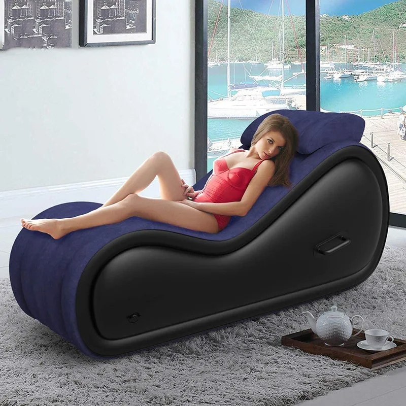 

Подлинный высококачественный диван с одной спинкой, оборудование для йоги, откидное кресло для отдыха, надувной диван, портативный уличный ...