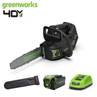 Пила садовая Greenworks GS110 с верхней ручкой, 10 дюймов, 15 мс