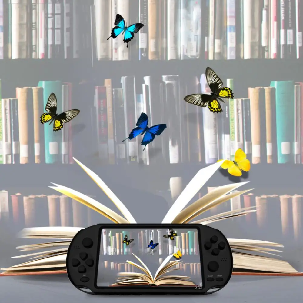 X12 1000 игр большой экран ручной игровой плеер поддержка MP3 камеры видео ТВ выход