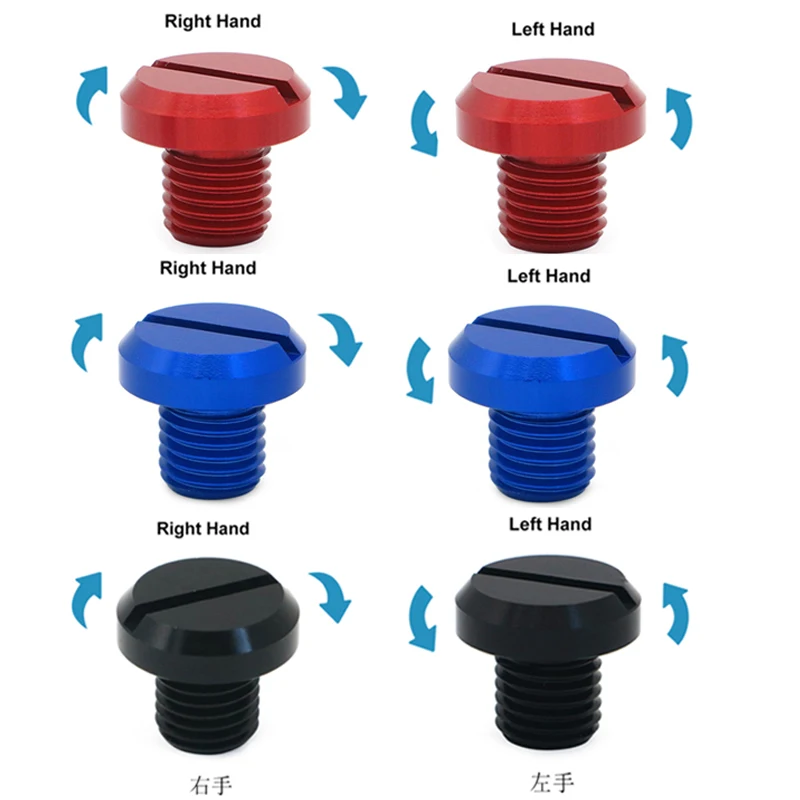 

2Pcs Motorcycle M10X1.25 CNC Mirror Hole Plug Screw Aluminum for Honda Yamaha Suzuki Kawasaki BMW Aprilia Ducati