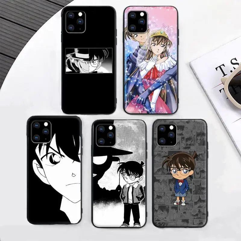 

Detective Conan Jimmy Kudo Anime Phone Case For Iphone SE 2020 6 6s 7 8 plus X Xr XS 11 12 13 Mini Pro Max Fundas Cover