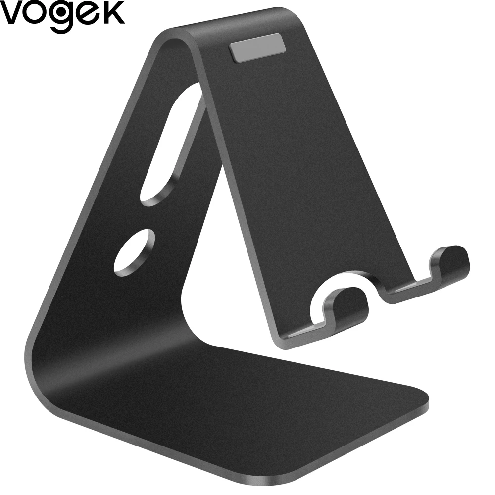 

VOGEK Universal Aluminium Alloy Stand Desk Holder For Phone Charge Stand Cradle Mount For iPhone Metal Tablets Stand For ipad