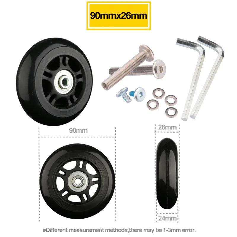 Колесо для багажа аксессуары колесо самолета бесшумное