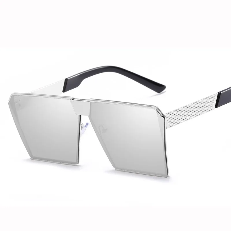 

Oversized Sunglasses Women Big Frame Square Sun Glasses Mirror Men Brand Designer Personality Gradient Shades Outdoor Eyewear