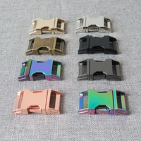 50pcs 20mm webbing strong metal buckle hardware straps belt clasp for pet dog collar parocord garment outdoor sewing accessory