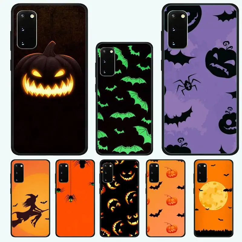 Чехол для телефона с черепом и тыквой Samsung Note 5 7 8 9 10 20 Pro Plus Lite Ultra A21 12 02 | Чехлы