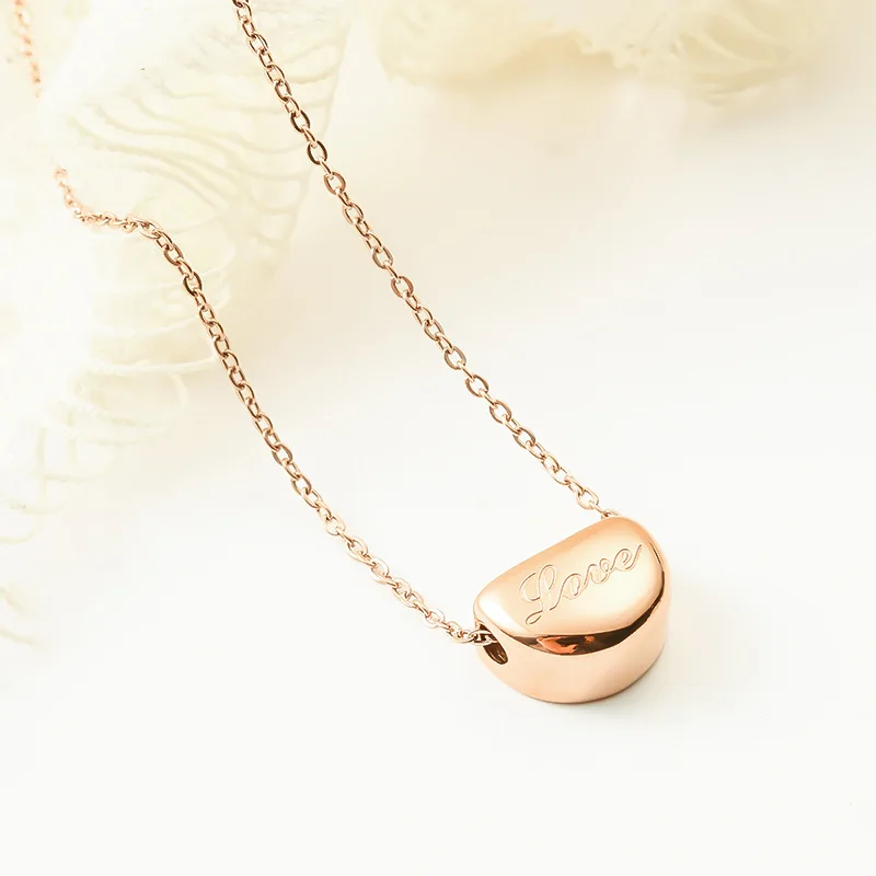 Корейская версия ожерелье с надписью на английском языке из акации модное