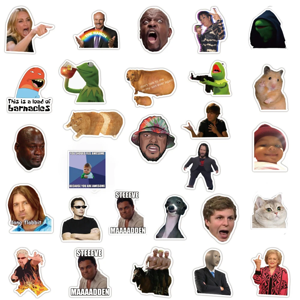 Набор стикеров для ноутбука гитары чемодана скейтборда 50/100 шт.|Наклейки