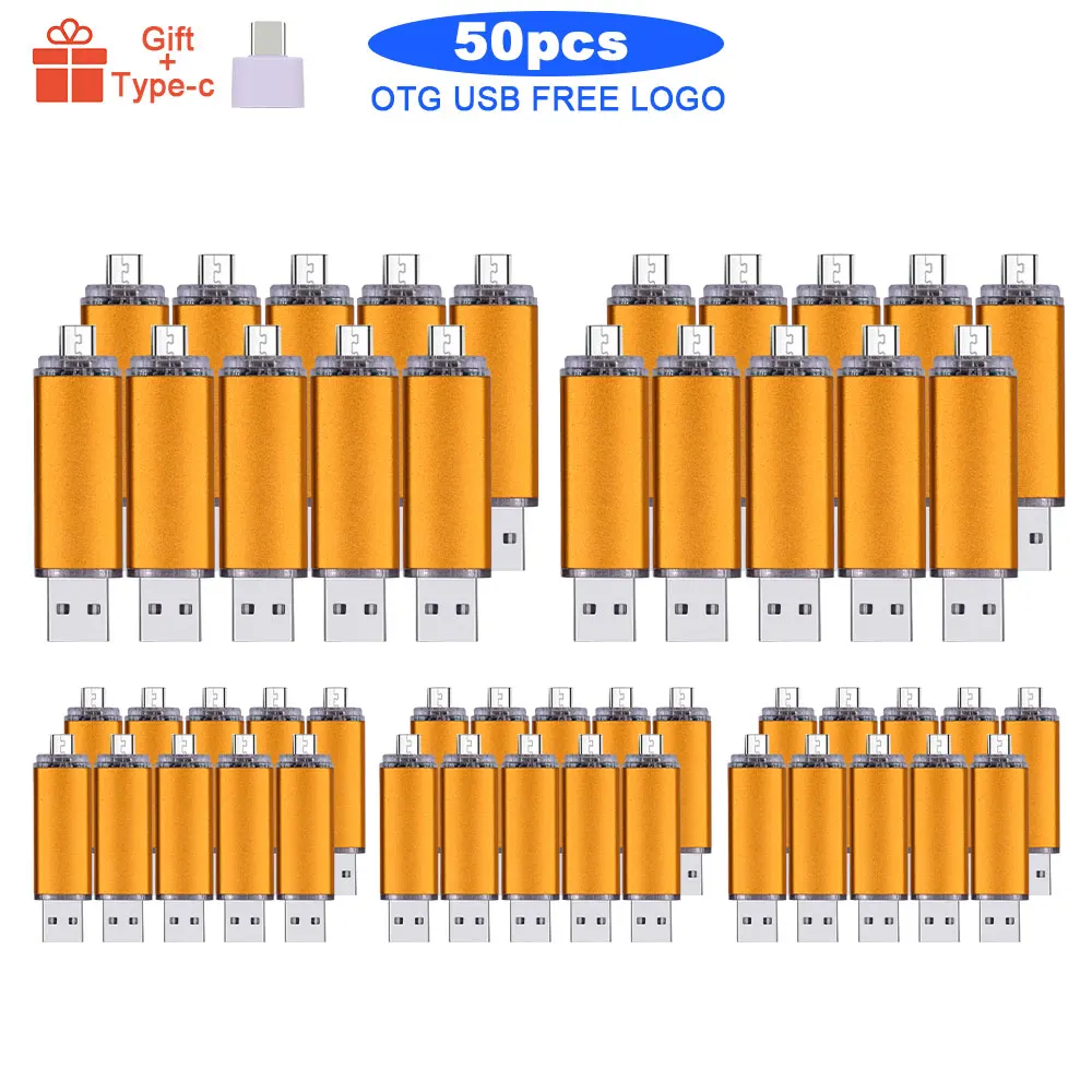50 шт./лот бесплатная доставка USB2.0 OTG флеш накопитель USB 64 ГБ 32 16 8 4 Гб|USB