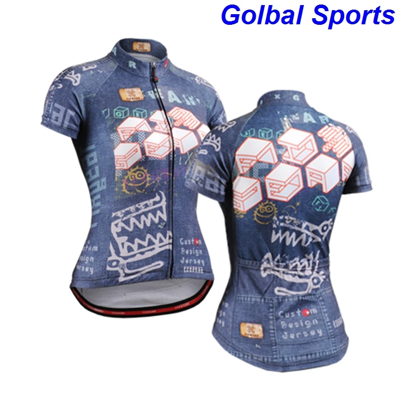 Women Cycling Jersey Breathable Bike Clothing Quick-Dry Bicycle Sportwear Ropa Ciclismo Shirt Top Gear Flowers | Спорт и развлечения