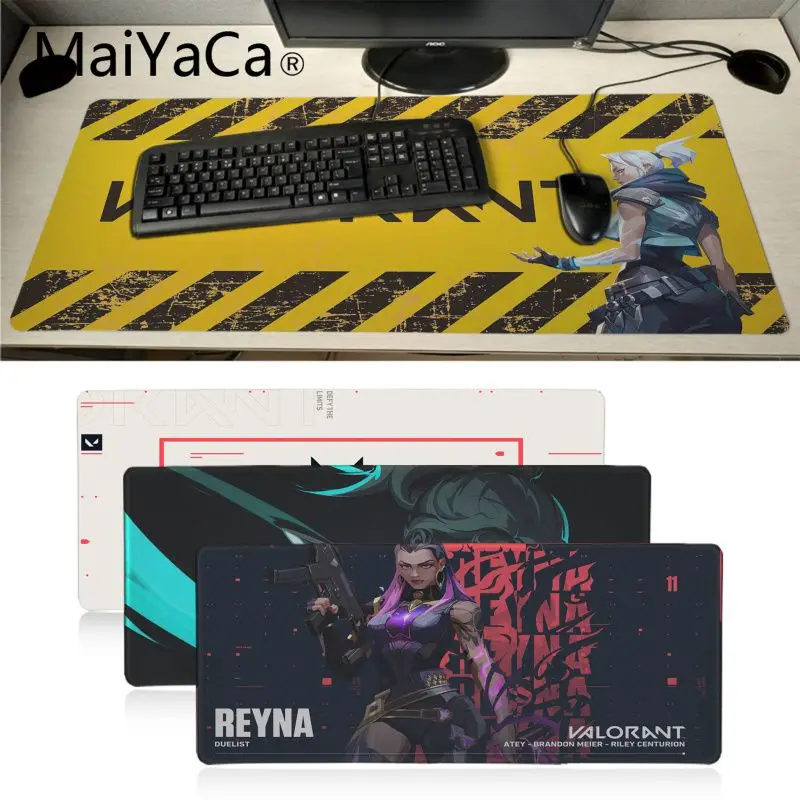 

MaiYaCa valorant logo Office Mice Gamer Soft Mouse Pad XXL Mouse Pad Laptop Desk Mat pc gamer completo for lol/world of warcraft