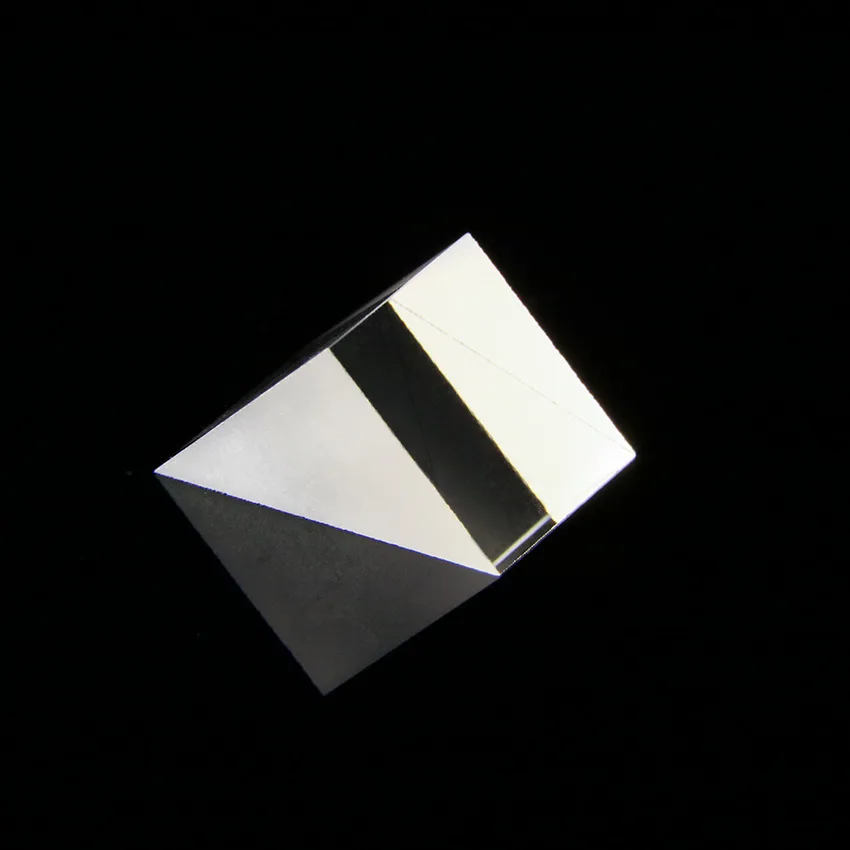

9X9X9mm Coated Triangular Prism K9 Material Optical Glass Right Angle Prism Reflective Prism