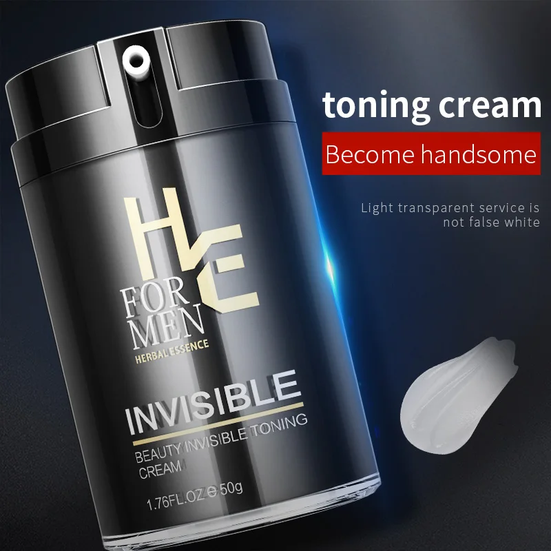

Hearn Men's Lazy BB Cream 50g (Concealer Whitening Moisturizing Invisible Foundation Cream)