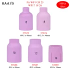 10 штук в коробке48 34 мм 57N74 57N75 53N87 53N88 53N89 алюминиевые насадки для аргонодуговой сварки WP9 20 WP17 18 26 сварочный фонарь Керамика аксессуары