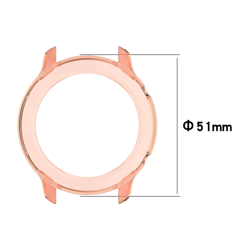 

TPU Protector Protective Frame Case Shell Prevent Scratches Protective Cover Accessories For Ticwatch GTX Smart Watch