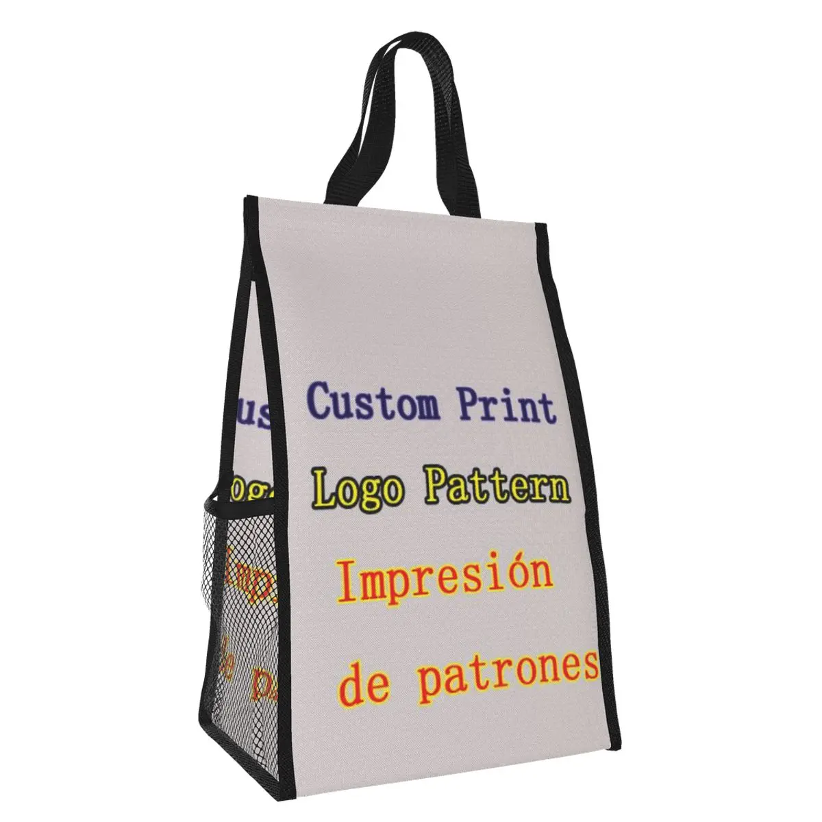 

Custom Print Portable Lunch Cooler Bag Folding Insulation Picnic Ice Pack Food Thermal HandBag Drink Carrier Insulated Bags