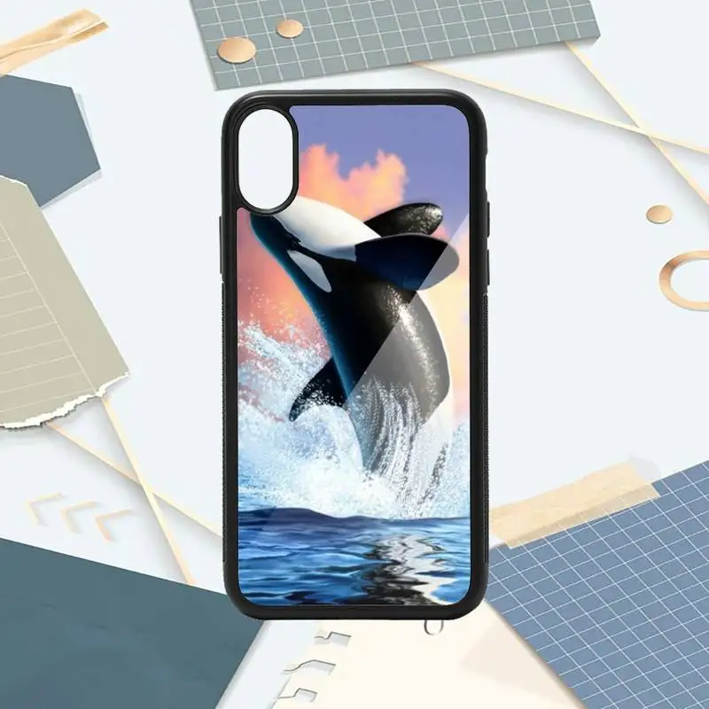 

Killer Whale Big high quality Phone Case PC for iPhone 11 12 pro XS MAX 8 7 6 6S Plus X 5S SE 2020 XR
