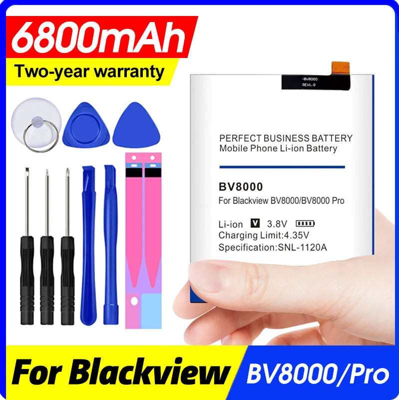 Фото Аккумулятор V575868p, V636468p, Mt6763t, U536174p, для Blackview Bv9000/Pro, Bv5000, Bv7000, Bv8000, Bv9500, 7200 мАч №2