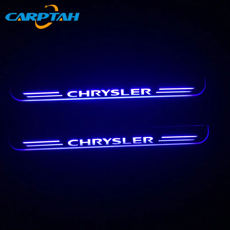 CARPTAH наружные части автомобиля светодиодный порог потертости пластины путь