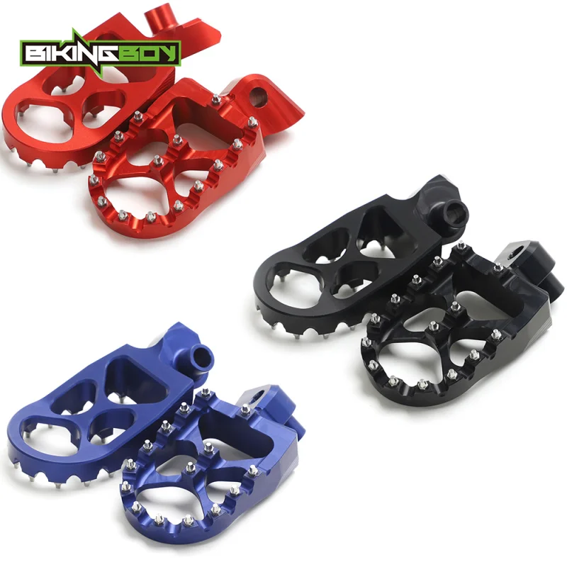 

BIKINGBOY For Yamaha Tenere 700 XTZ-07 2020 2021 Wide Foot Pegs Rests Pedals Footpegs Footrests Aluminium Alloy CNC