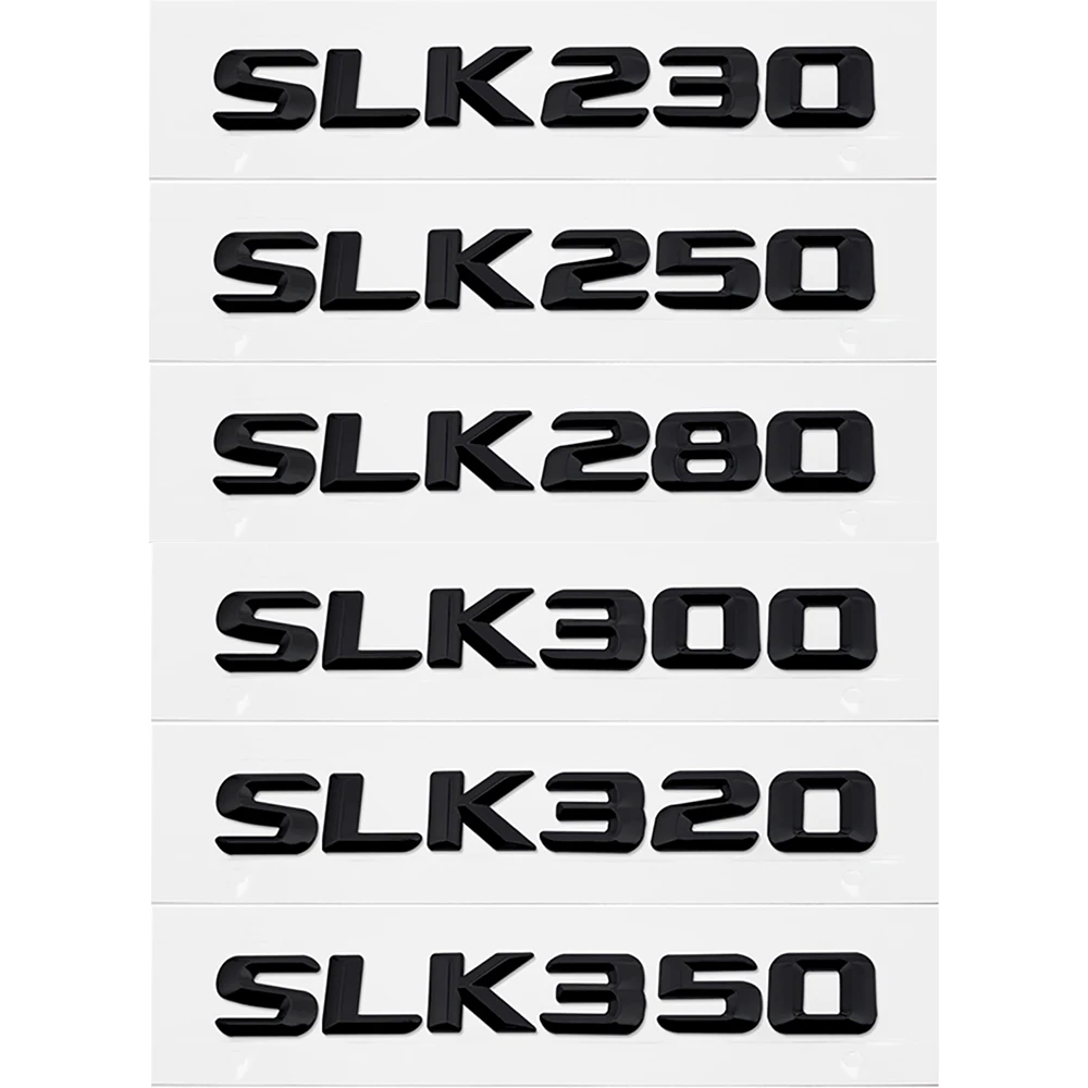 Для Benz Mercedes SLK AMG SLK230 SLK250 SLK280 SLK300 SLK320 SLK350 Автомобильная наклейка Пластиковый черный значок украшение