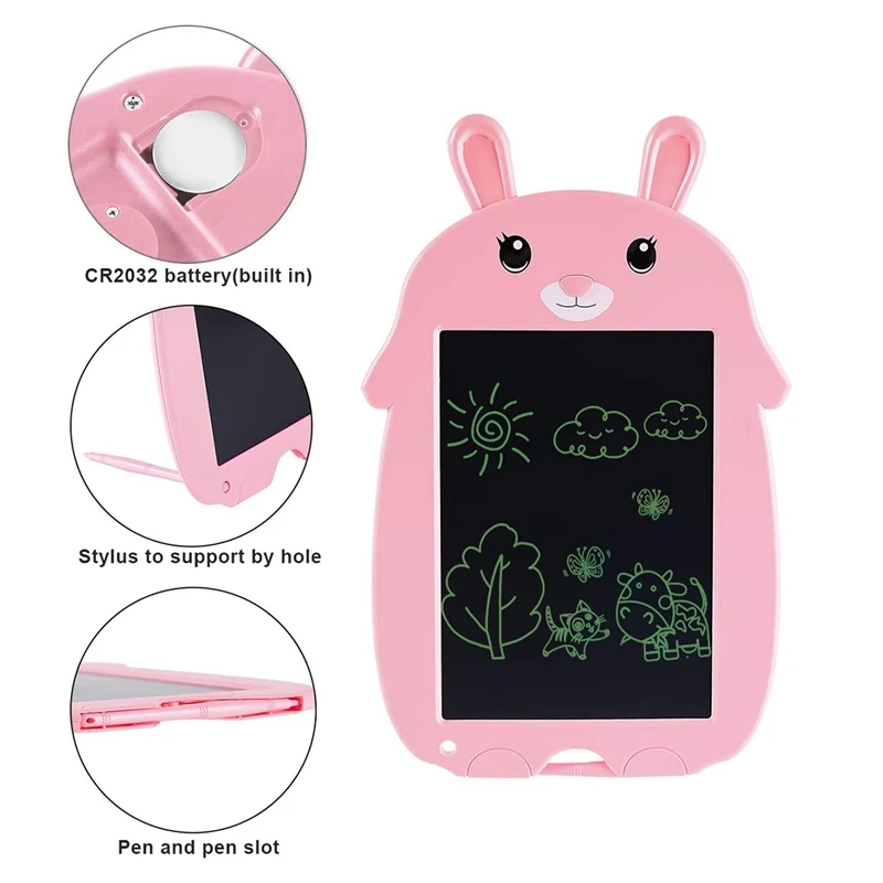 

Toys for 3-7 Year Old Girls Gifts, LCD Writing Tablet As Educational Toys for Toddlers, Christmas Birthday Gifts