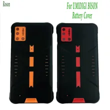 Roson For 6.3 inch UMIDIGI BISON Battery Cover 100% Original New Durable Back Case Mobile Phone Accessory for UMIDIGI BISON