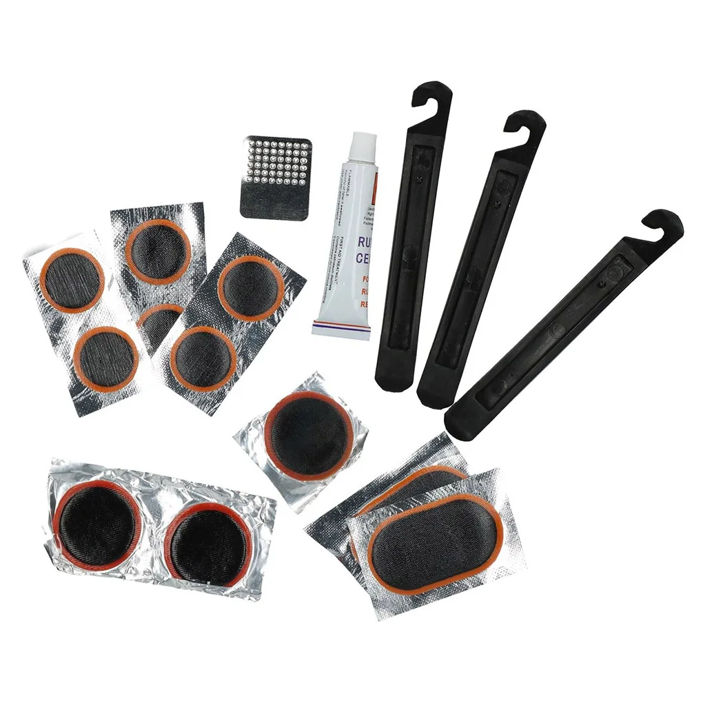 

Professional Bicycle Repair Set Glueless Bike Tire Patch Kit Outdoor Cycling Maintenance Tool