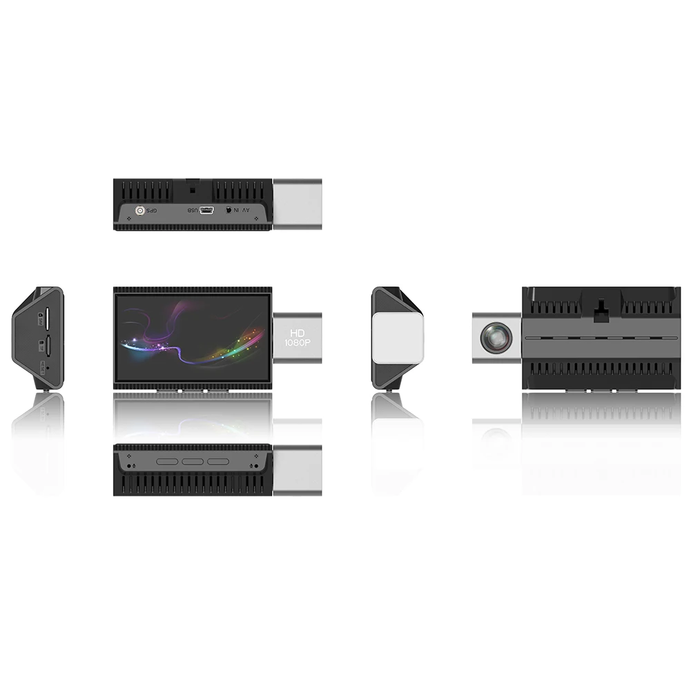 

1080P Dashboard Camera GPS FM Transmitter with Rear View Mini 4G WiFi FHD Camera Elements Personal Car Part Ornaments
