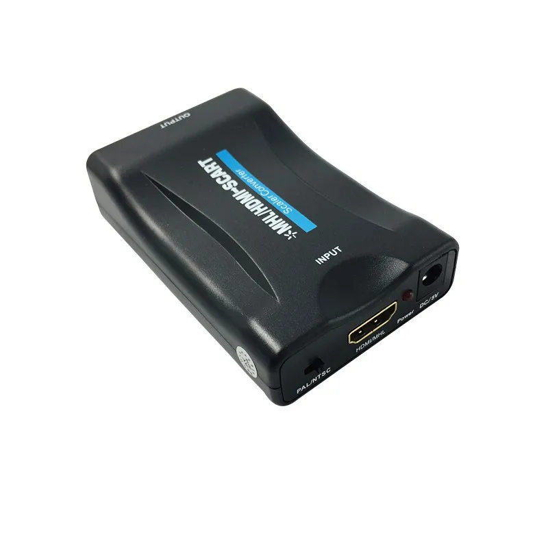 HDMI To SCART Adapter 1080P Video Stereo Audio Converter For Sky Box HD TV DVD STB S | Электроника