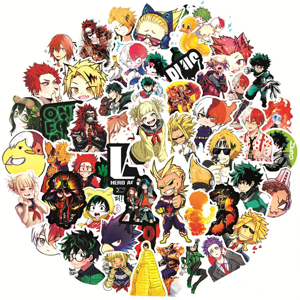 

Стикеры аниме «Моя геройская Академия», 10/30/50 шт.