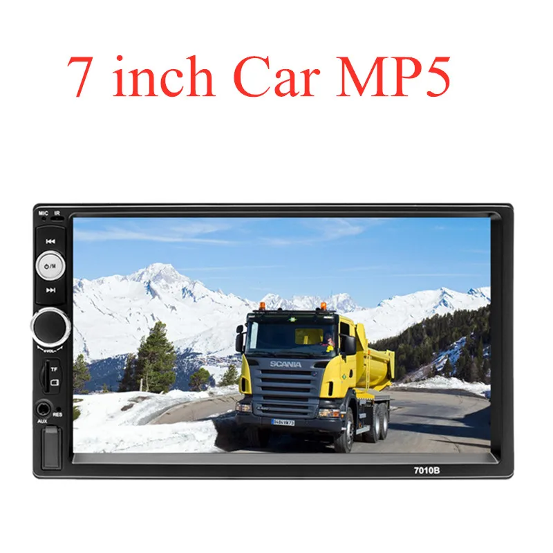 7010B автомобильный стерео 12 в Радио тюнер 2 Din 7 дюймов сенсорный экран Bluetooth