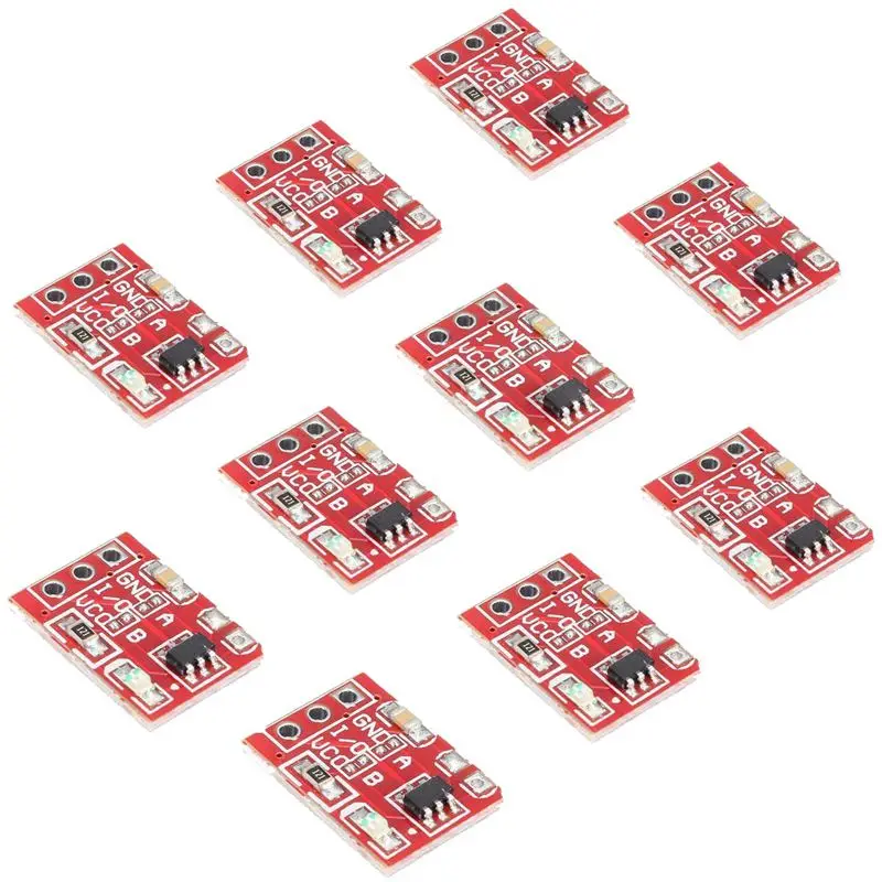 10 шт. TTP223 емкостный сенсорный кнопочный самоблокирующийся модуль для Arduino