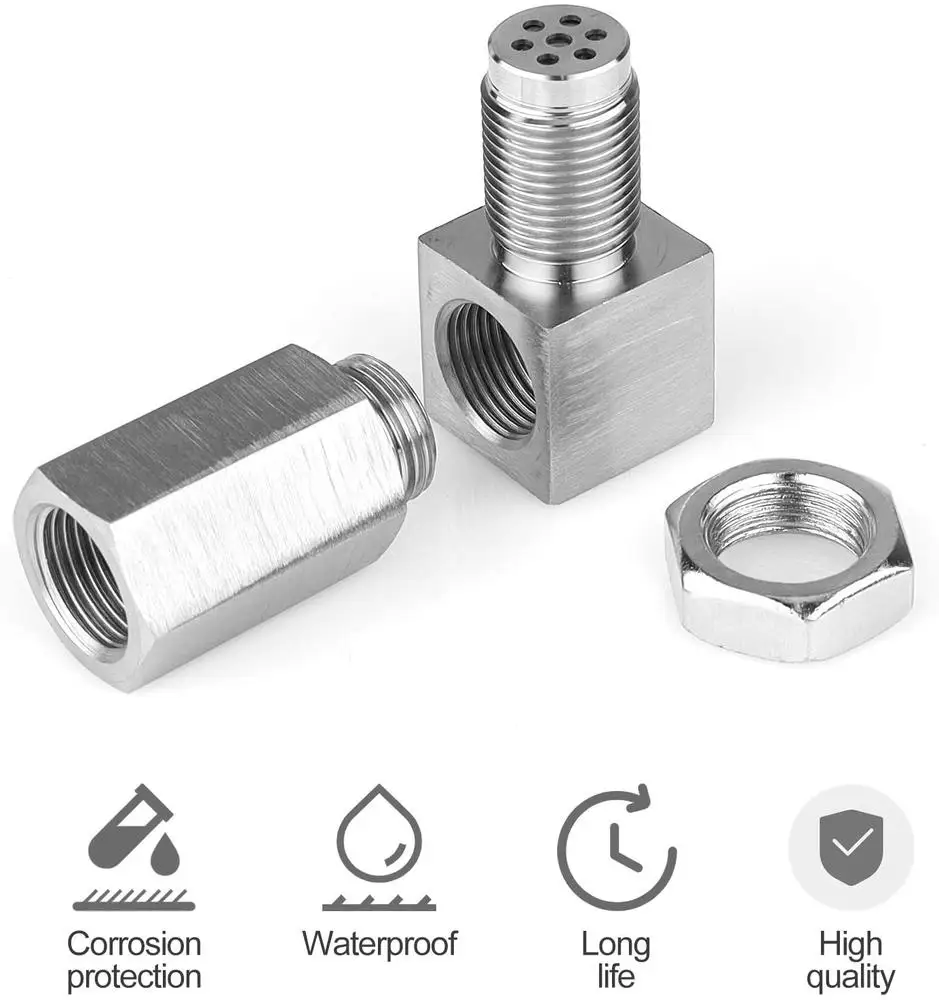 

Адаптер для датчика кислорода O2, уничтожитель фотоэлементов, 90 градусов, O2 m18x1, 5 Bung