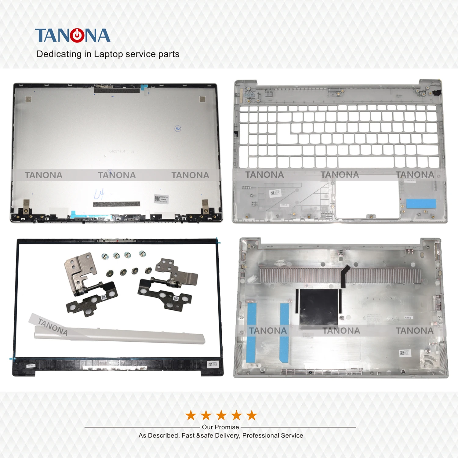 Новинка Orig 5CB0S18627 Sil для Lenovo Ideapad S340-15IWL задняя крышка ЖК-дисплей Упор рук Нижняя
