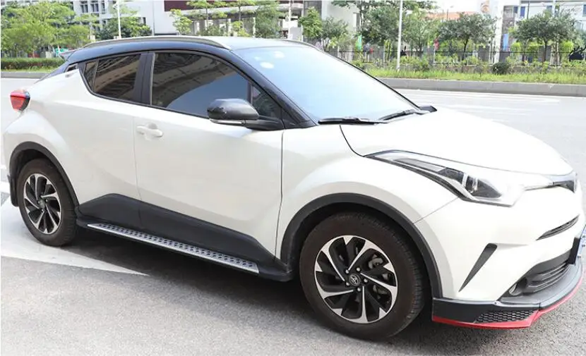 Алюминиевый сплав и АБС автомобиля бег подножка Nerf бар для Toyota CHR 2017 2018 2019 авто