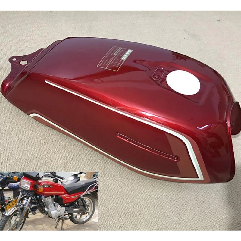 

Motorcycle Fuel Tank for Wuyang Honda Dayang Jialing WY125 CGL125 DY125 JH125 CB125 Red Replaced Gasoline Petro Oil Metal Box
