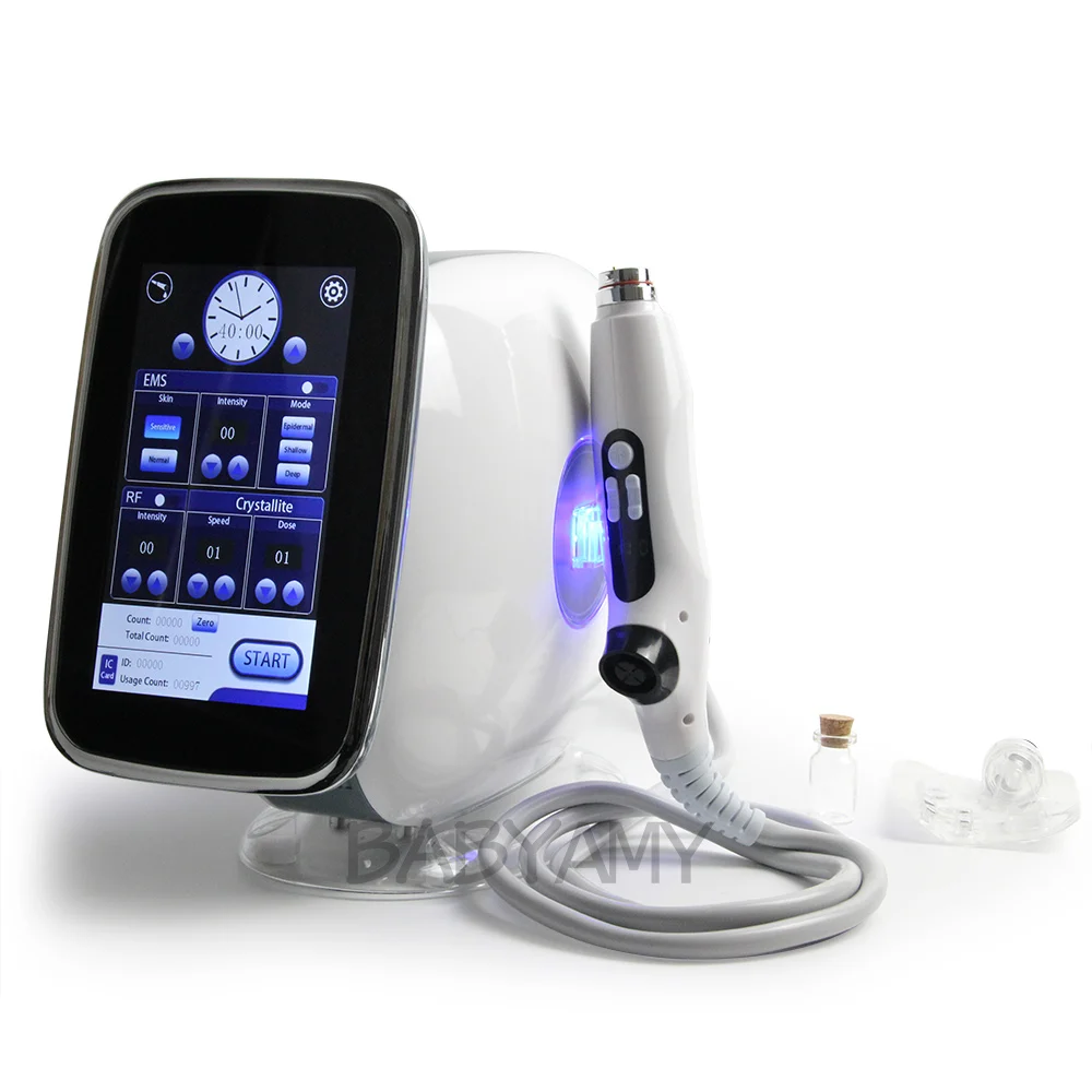 

EMS Microneedle RF Machine No Needle Meso Mesotherapy Gun Injector Face Lifting Water Injection Anti Aging Salon Beauty Device