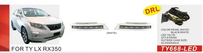 

Qirun fog lamp assembly lights+covers+wires+switch for TOYOTA LX RX350
