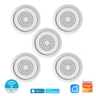 Беспроводной Wi-Fi датчик сигнализации Tuya, сирена с дистанционным управлением, работает с приложением для домашней безопасности Smartlife