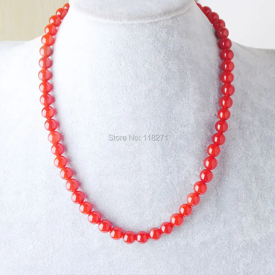 Ожерелье WOJIAER с круглыми бусинами для женщин ювелирное изделие из натурального