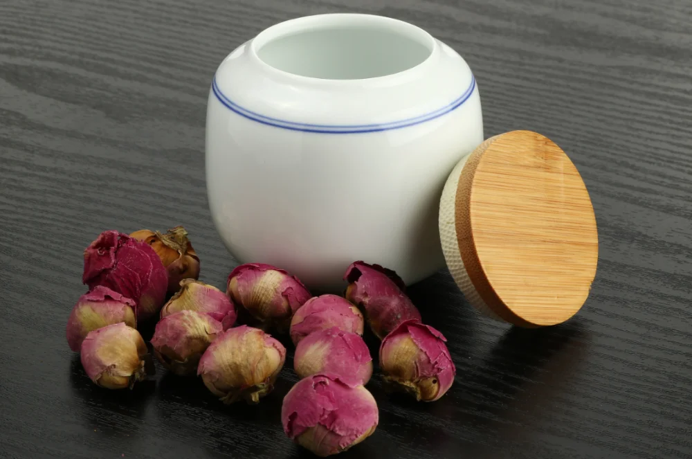 220ml Chinese Style Ceramic Storage Bottle Jar Colorful Tea Caddies Containers Kitchen Portable Travel Candy Coffee Snacks Jar