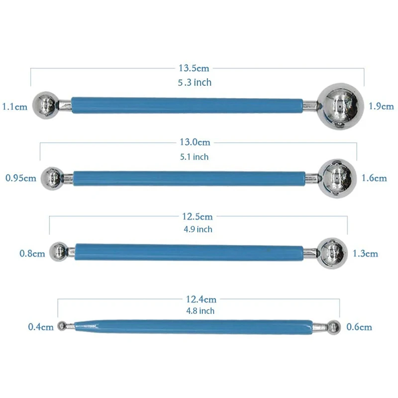 

18Pcs Dotting Tools Kit Clay Pottery Carving Modeling Tools Set Rock Painting Kit for Embossing Art, Coloring