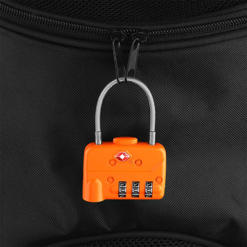 2 шт 3 набора цифр пароль комбинированный чемодан с висячим замком багаж металлический код таможенный замок мини кодовый ключ противоугонные дорожные замки