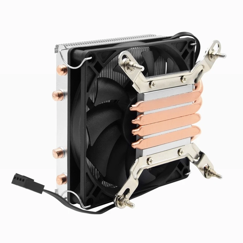 Ventilador de Refrigeração para Intel Metal Fish Cooler Radiador 39mm Altura Computador Case 115x Amd Am4 Plataforma Htpc – Itx Mini pc Z39 Cpu
