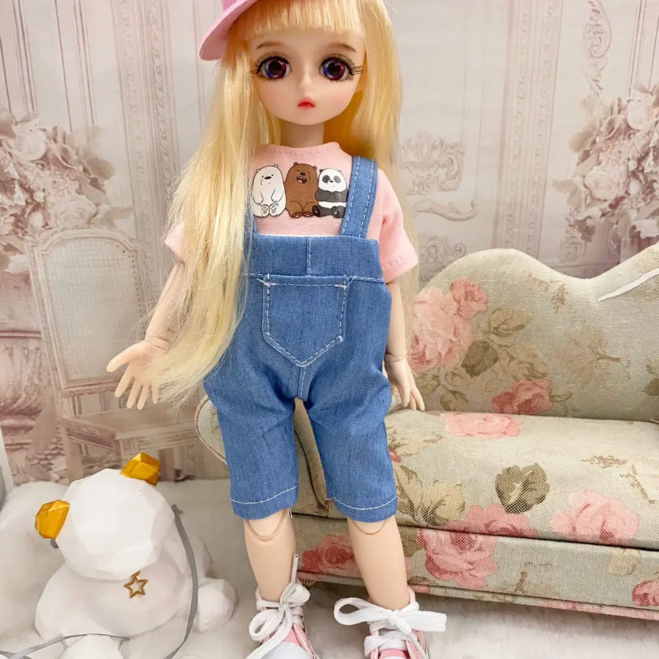 Изменяемая парик BJD кукла для 30 см Bjd с игрушка окружность головы 15 5 мини игрушки
