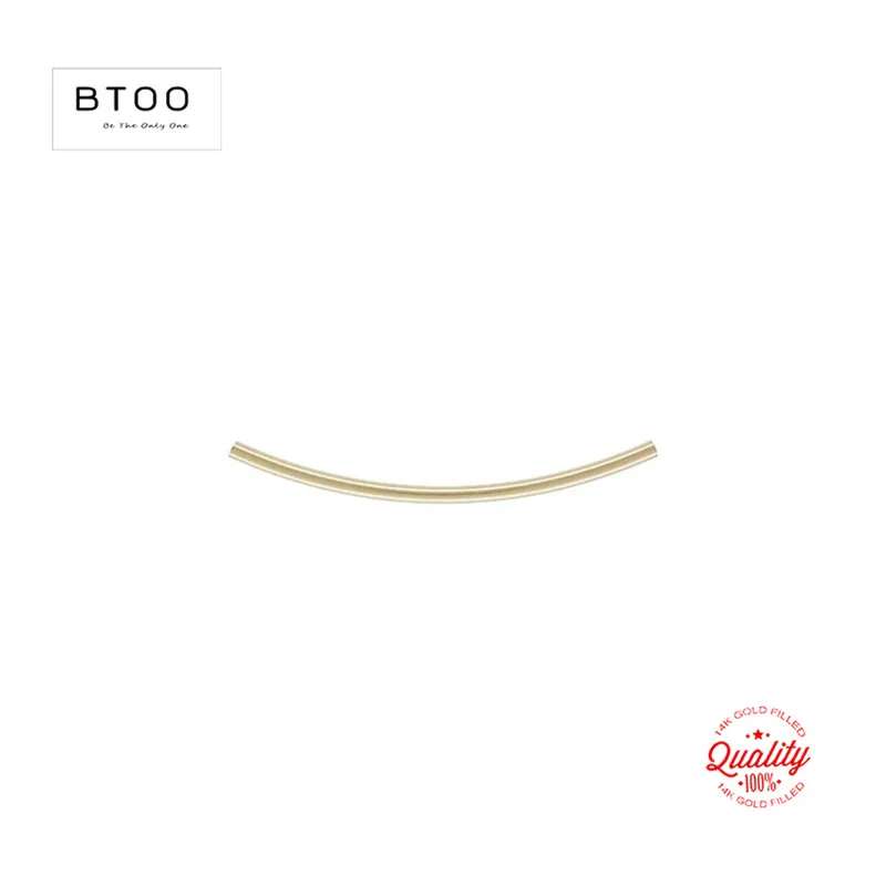 

Изогнутая трубка с золотым наполнением 14 к, 20 шт., изогнутая трубка, соединитель для ювелирных изделий «сделай сам», для браслетов, ожерелий, ...
