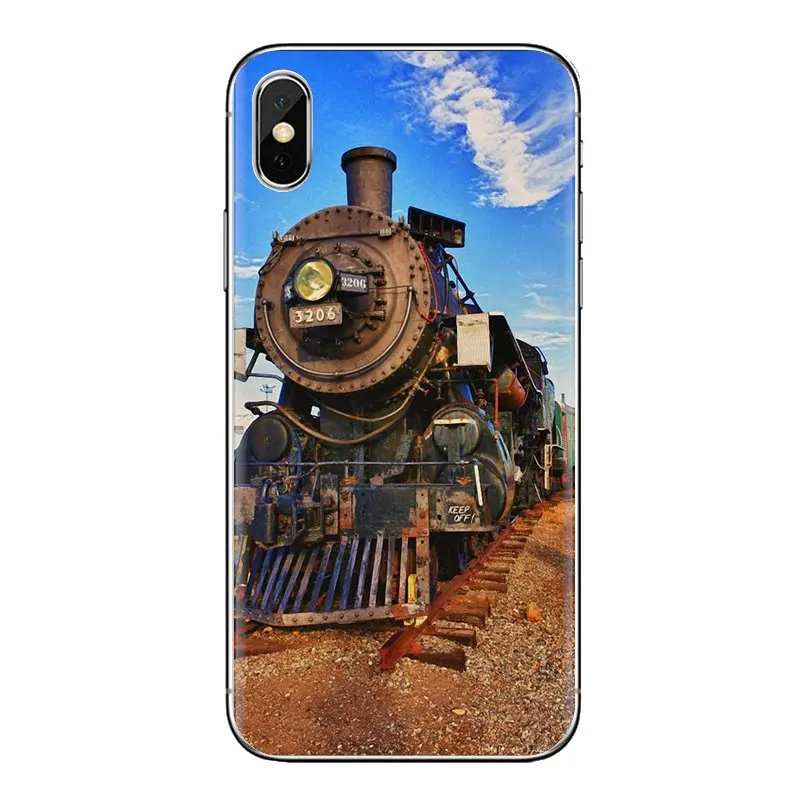 For Sony Xperia Z Z1 Z2 Z3 Z5 compact M2 M4 M5 C4 E3 T3 XA Huawei Mate 7 8 Y3II Phone Shell Cover Steam Trains Galore old trains |