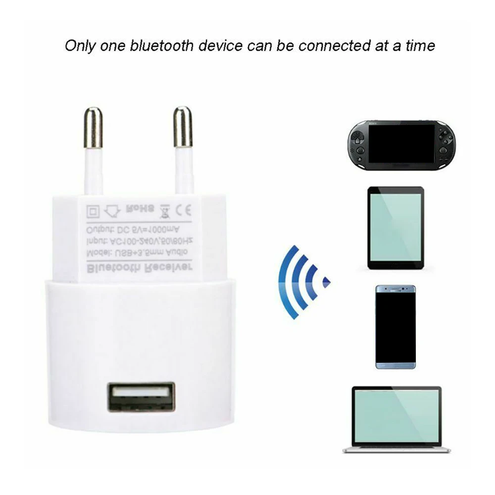 3 5 мм беспроводной bluetooth-приемник V4.2 аудио адаптер для зарядного устройства
