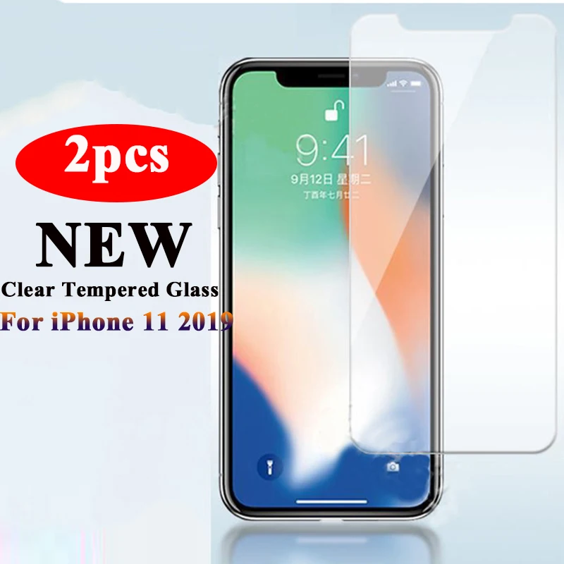 Закаленное стекло для iPhone 11 Pro 2019 2 шт.|Защитные стёкла и плёнки телефонов| |